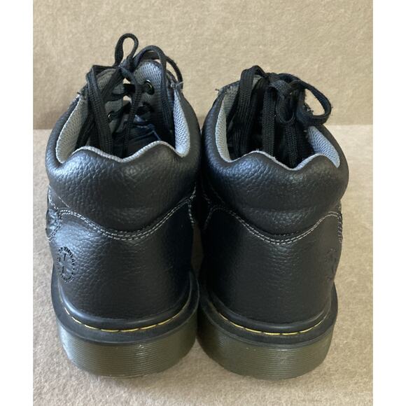 Dr. Doc Martens Boots Mens Sz 11 Black Leather Harrisland Combat Goth Retro 90s - Picture 5 of 9